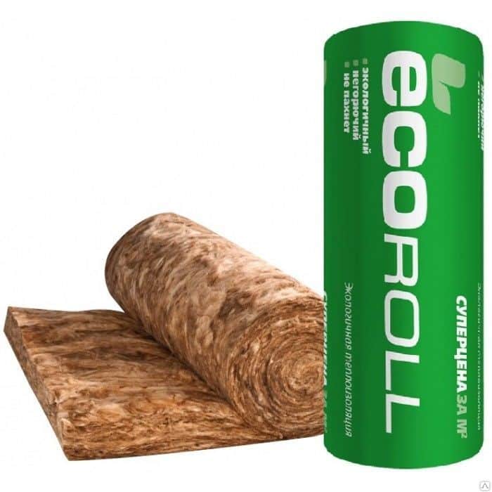 Утеплитель минераловатный EKOROLL 044 2х50х1220х6800м