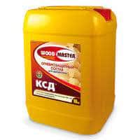 Wood master Огнебиозащитный состав КСД 10кг 2 группа (бесцветный) для дерева и ткани *