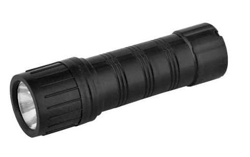Фонарь ручной эконом черный 0,5W (2хR03) *