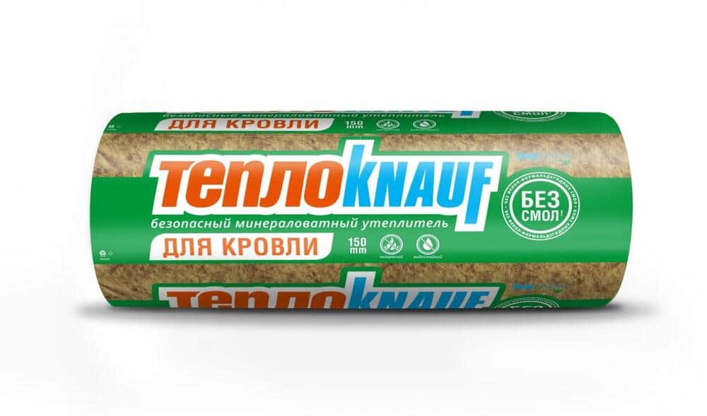 Утеплитель минераловатный ТеплоKNAUF 37 для кровли 150х1220х5500мм (1 шт) *