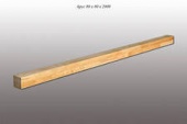 Брус 100х100х6 лиственница естественной влажности 1-2 сорт П