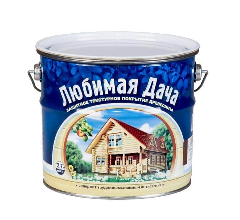 Текстурное покрытие "Любимая Дача" 2,7 л. Орех