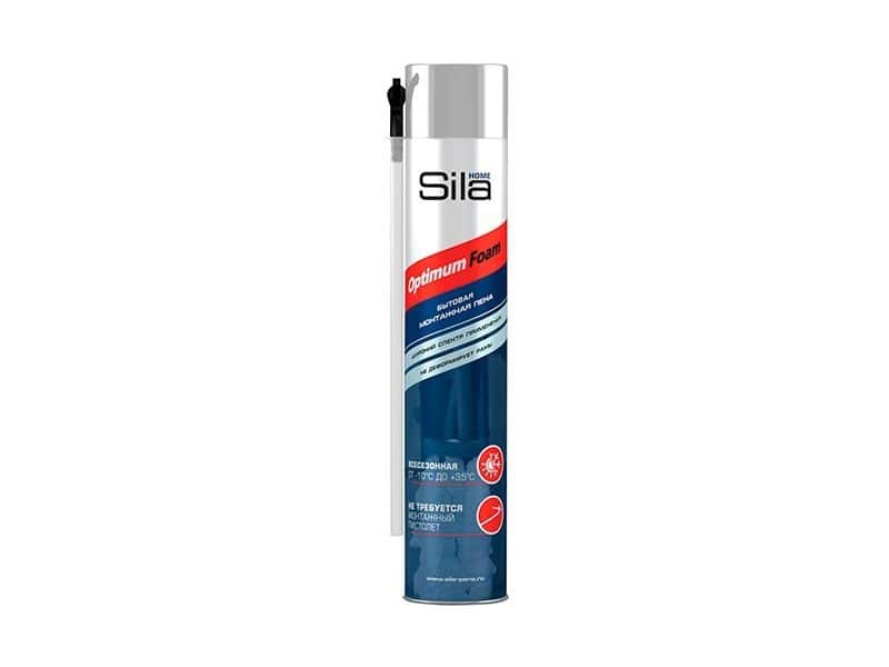 Пена бытовая всесезонная,SILA HOME OPTIMUM FOAM 750 мл *