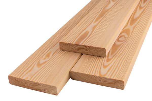 Планкен прямой лиственница 20х140мм 3м "BC"