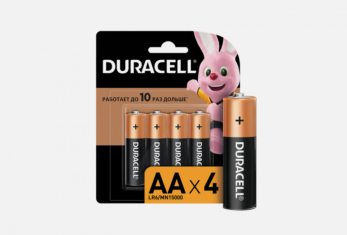 Элемент питания Duracell LR6 BL-16 АА, 1 шт.