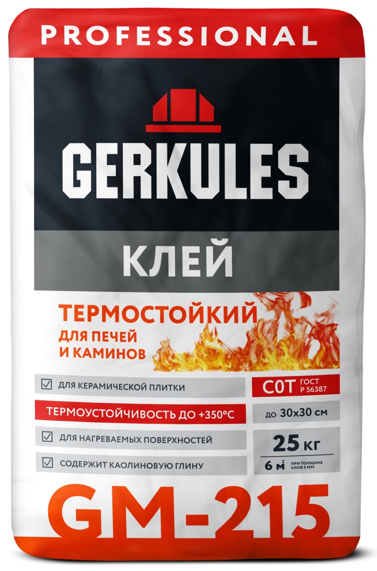 Клей термостойкий Геркулес GM-215 PRO 25кг