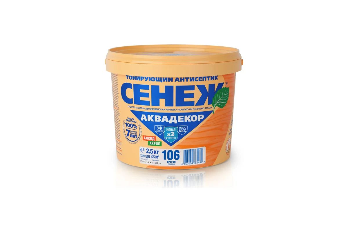 106(орегон)-2,5 кг-СЕНЕЖ АКВАДЕКОР