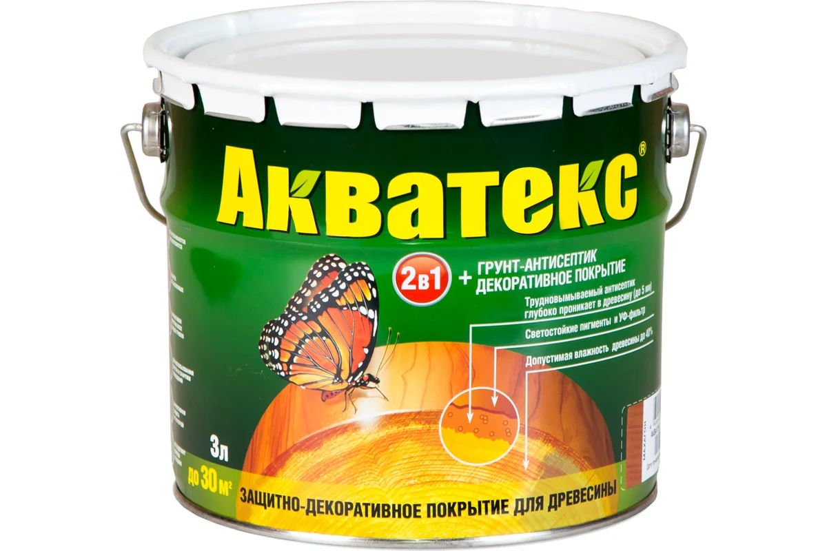 Пропитка для дерева Акватекс  3л сосна *