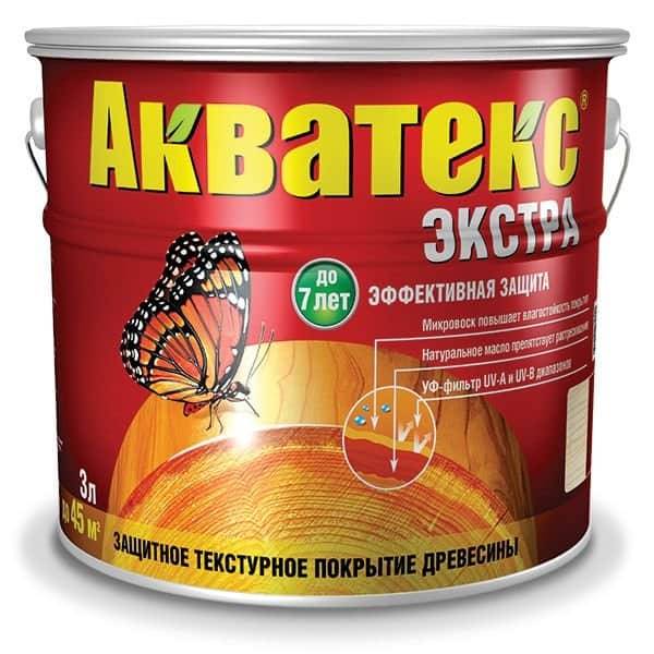 Пропитка для дерева Акватекс-Экстра  3л калужница *