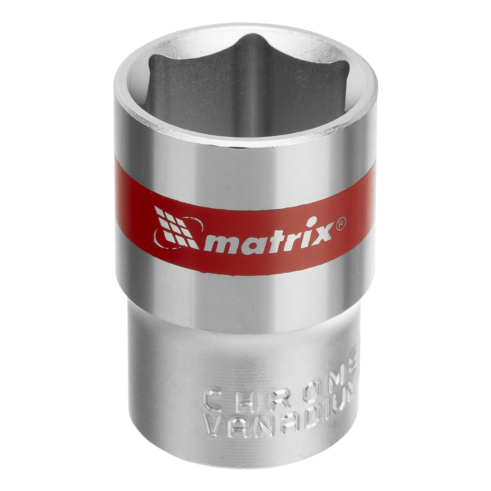 Головка торцевая 19 мм, шестигранная, CrV Matrix *