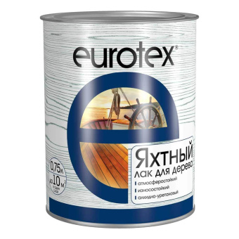Лак яхтный глянцевый 0,75л Eurotex