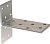 Уголок крепежный  40х 80х40х2мм цинк