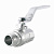 Кран шаровый рычаг 3/4" г-ш STI